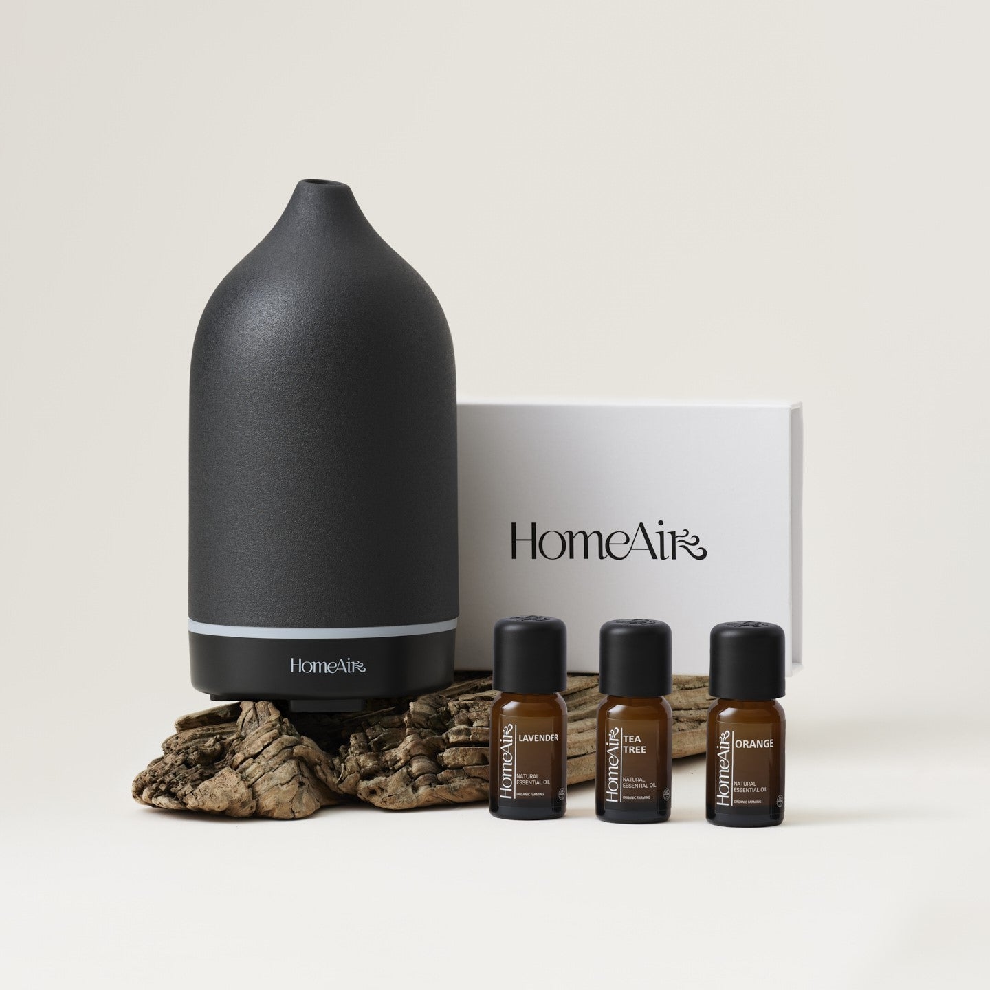 SADA PURE BLACK | Aroma difuzér | 3 esenciální oleje