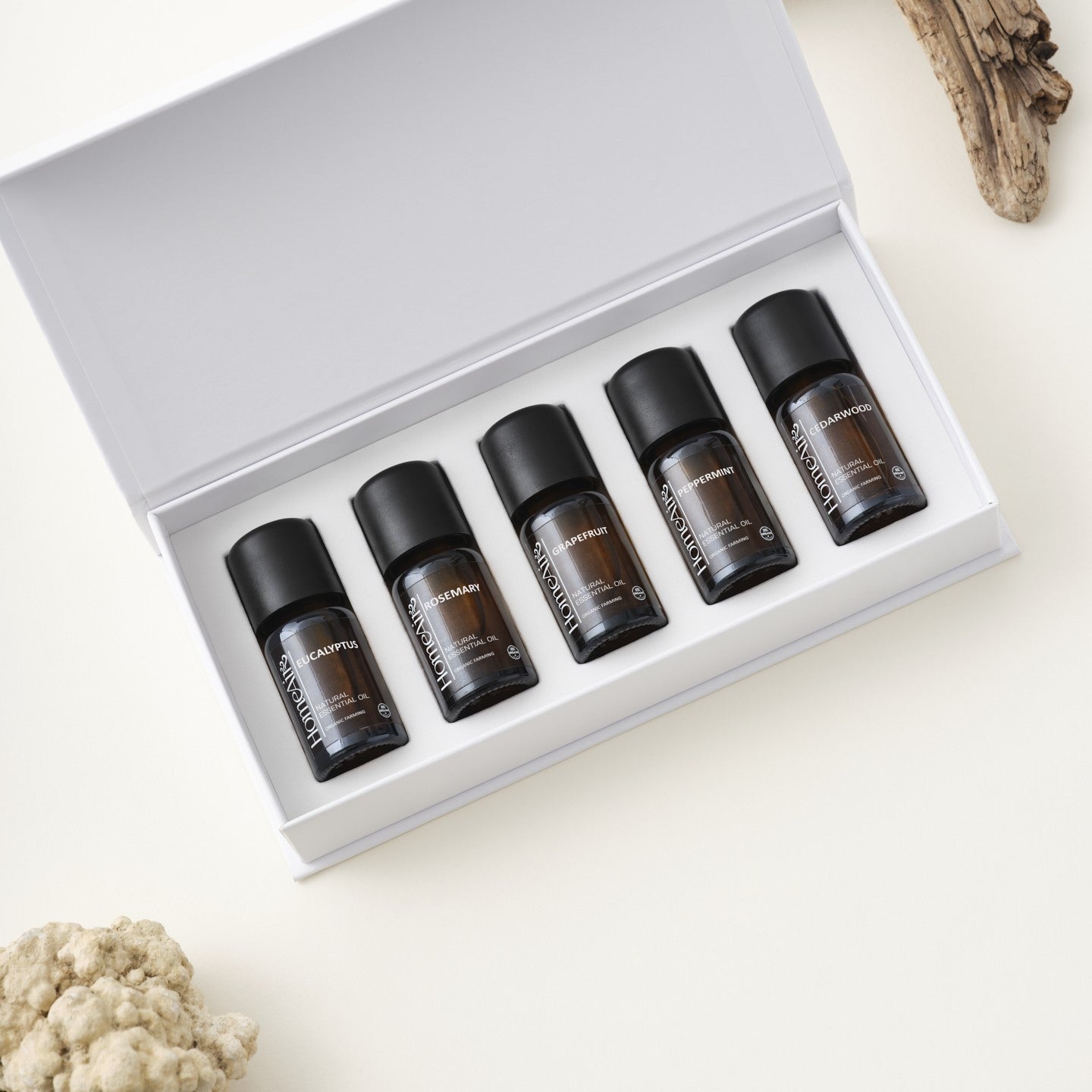 DO SAUNY I sada 5 přírodních éterických olejů