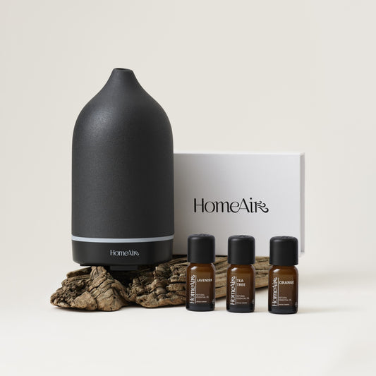 SADA PURE BLACK | Aroma difuzér | 3 esenciální oleje