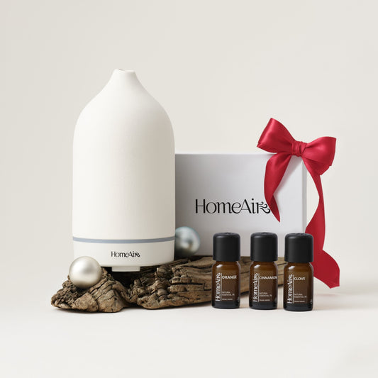 SADA PURE VÁNOČNÍ | Vonný difuzér PURE WHITE + 3 vánoční oleje