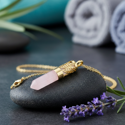 NÁHRDELNÍK | aromaterapeutický šperk | růženín